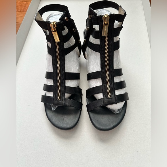 Micheal Kors black Studded Leather Sandal - Picture 1 of 1